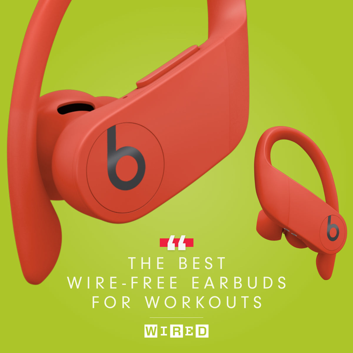 Beats Powerbeats Pro MXYA2LL/A Earphones Lava Red