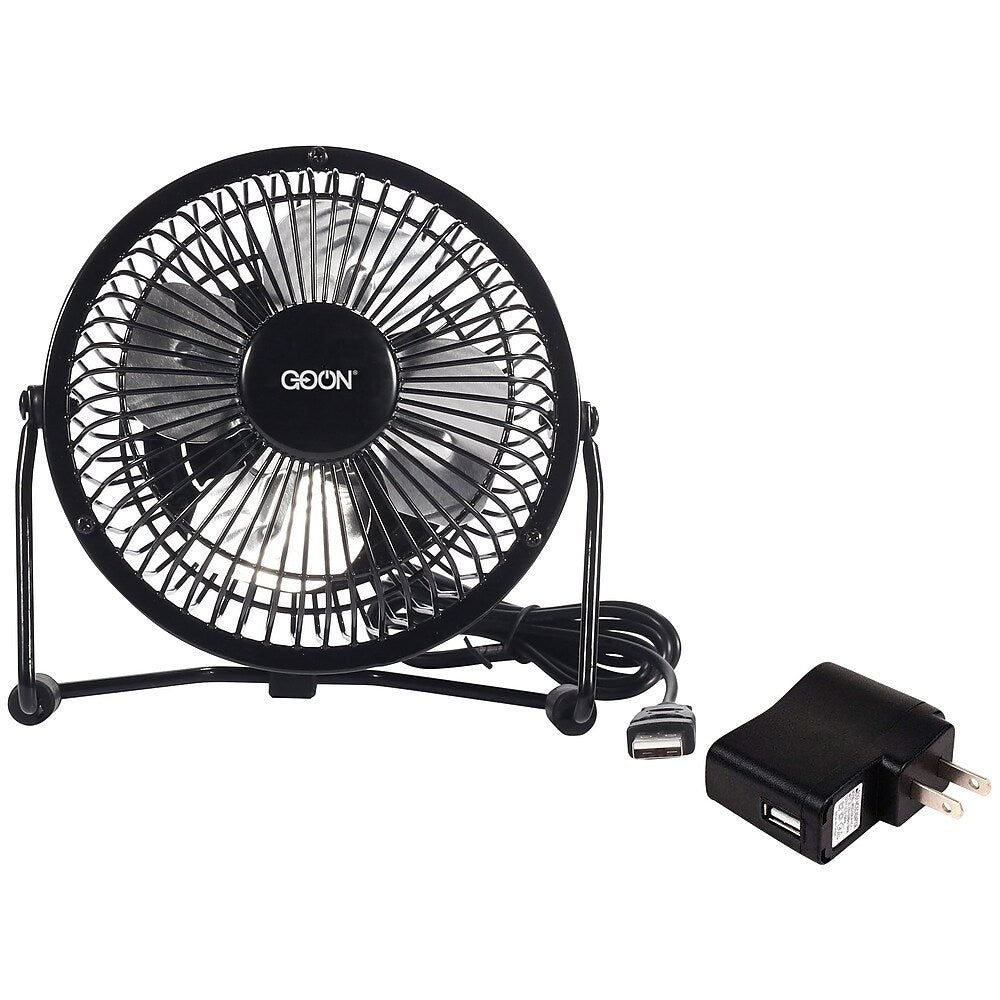 Go On 99387 4&quot; USB Fan Black
