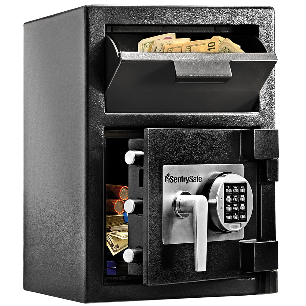 SentrySafe 0.9 Cu. Ft. Digital Security Depository Safe with Drop Slot