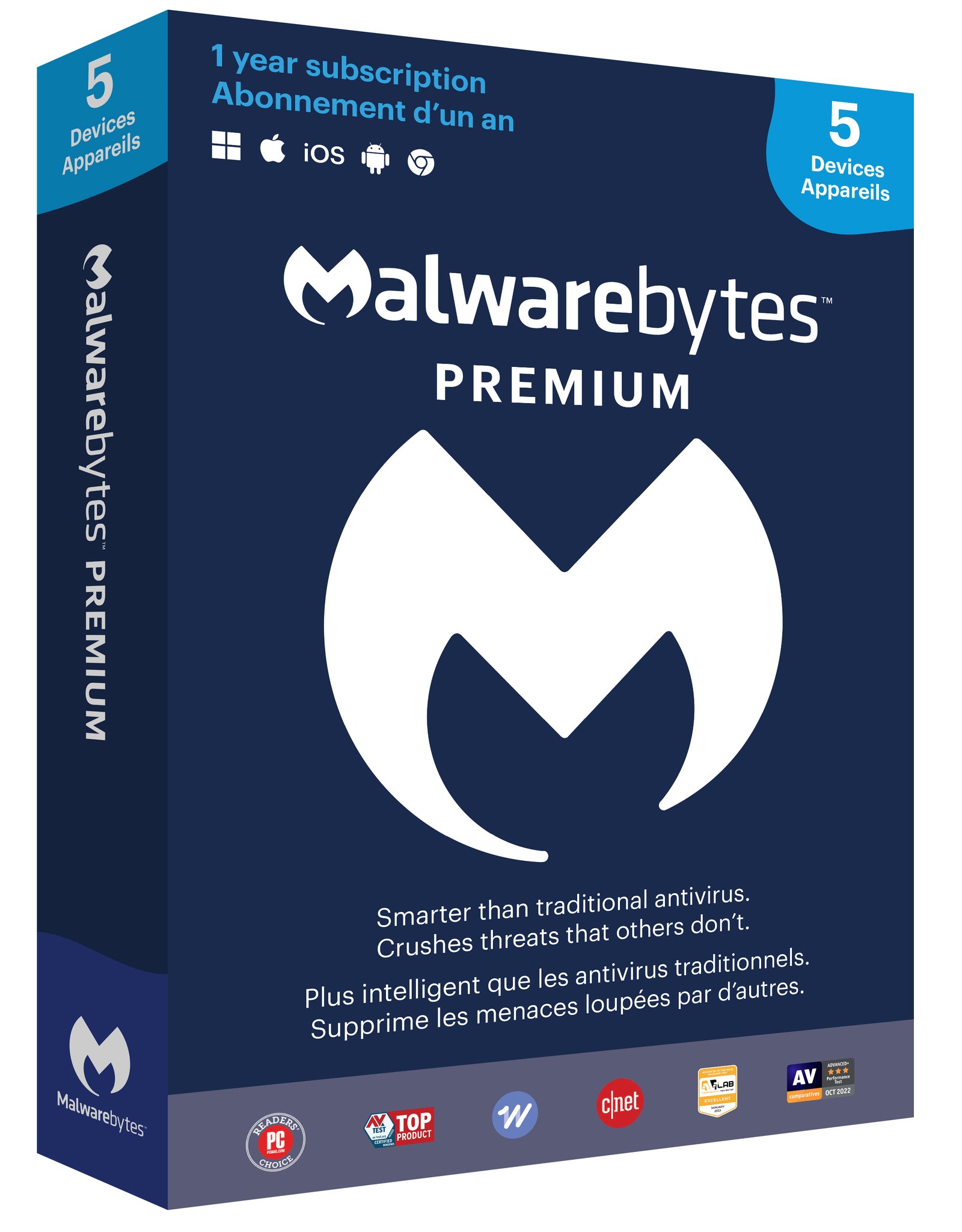 Malwarebytes Premium Anti Malware for 5 Devices 1 Year