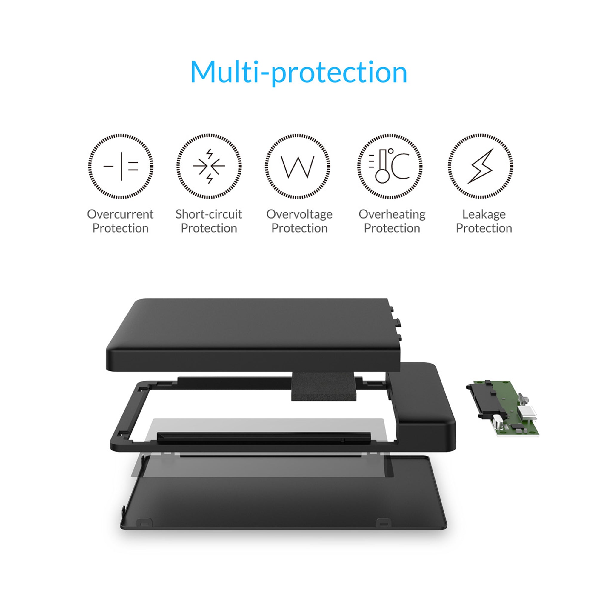 MV 2.5" USB Hard Drive Enclosure