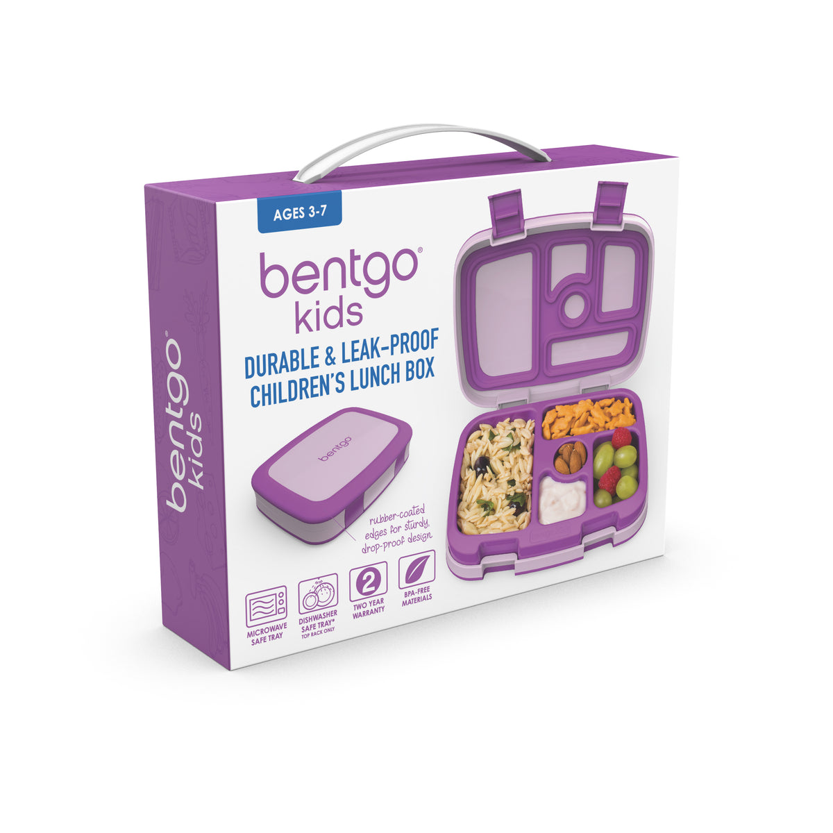 Bentgo Kids Leakproof Lunch Box Purple