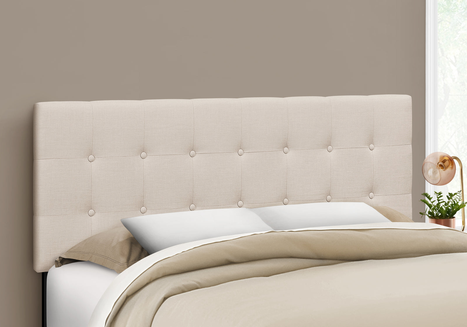 Monarch Specialties 6004Q Queen Size Headboard