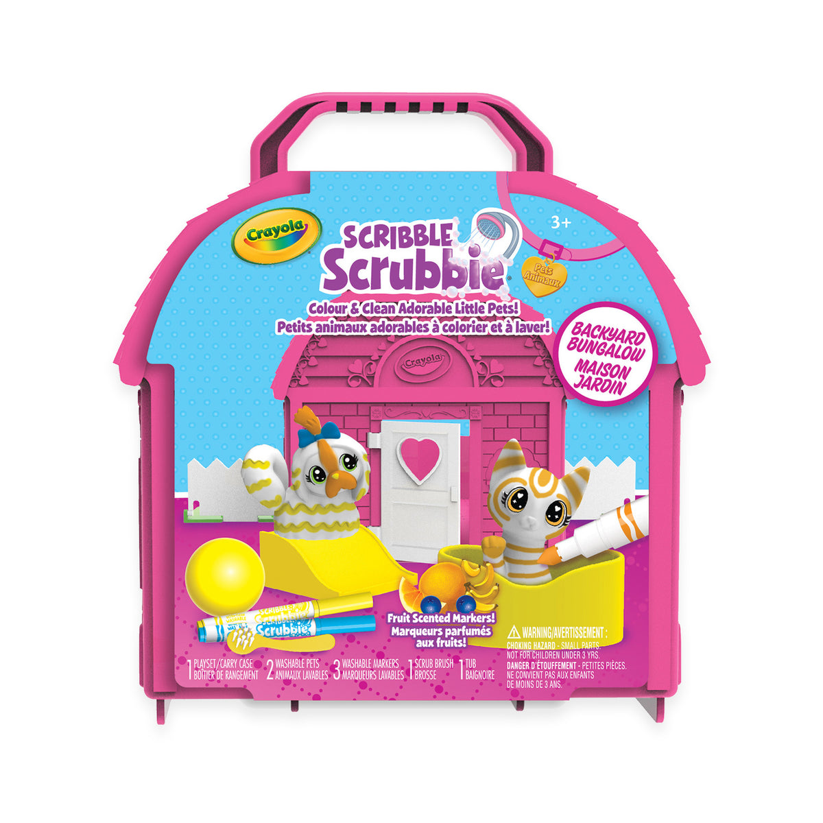 Crayola Scribble Scrubbies Pets Backyard Bungalow