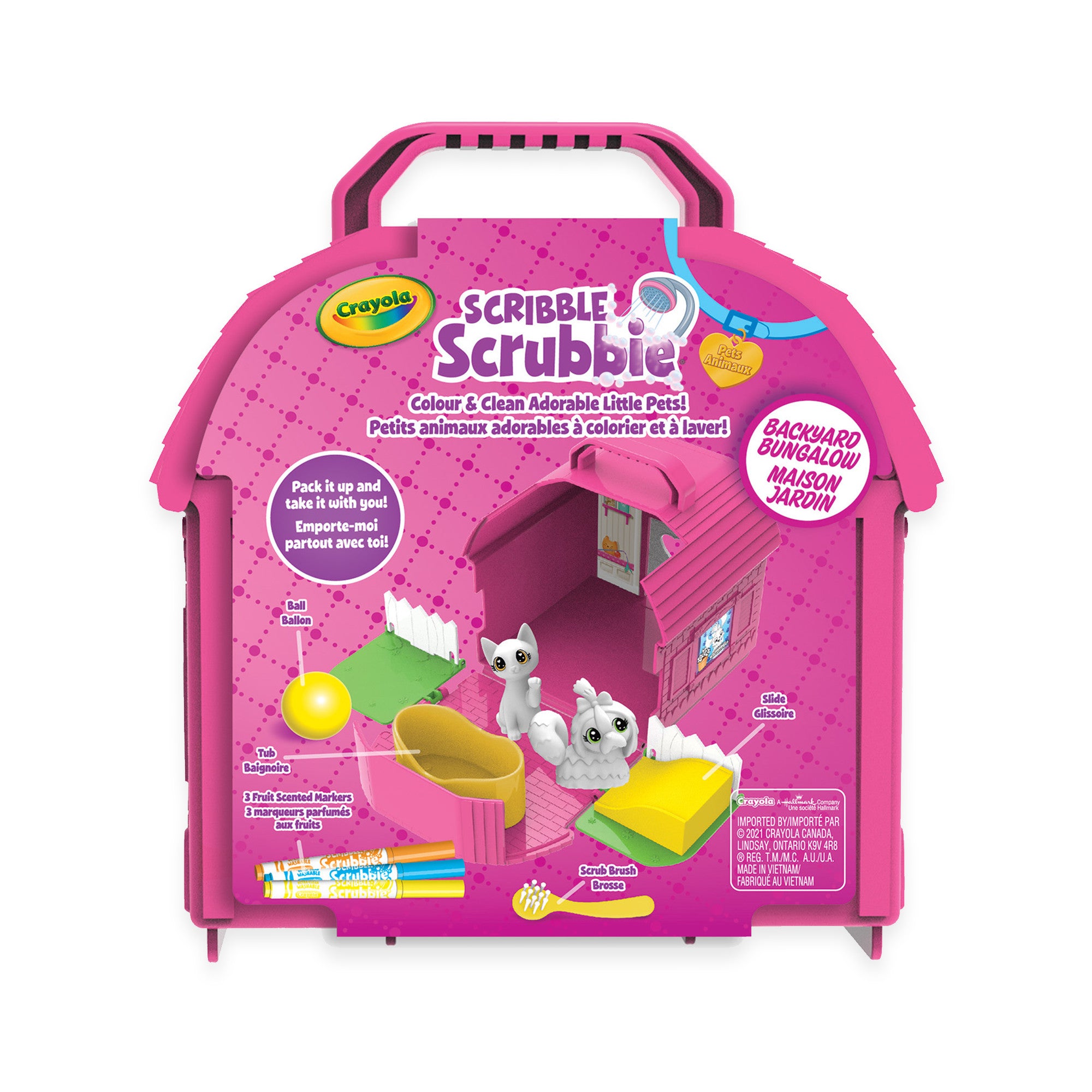 Crayola Scribble Scrubbies Pets Backyard Bungalow