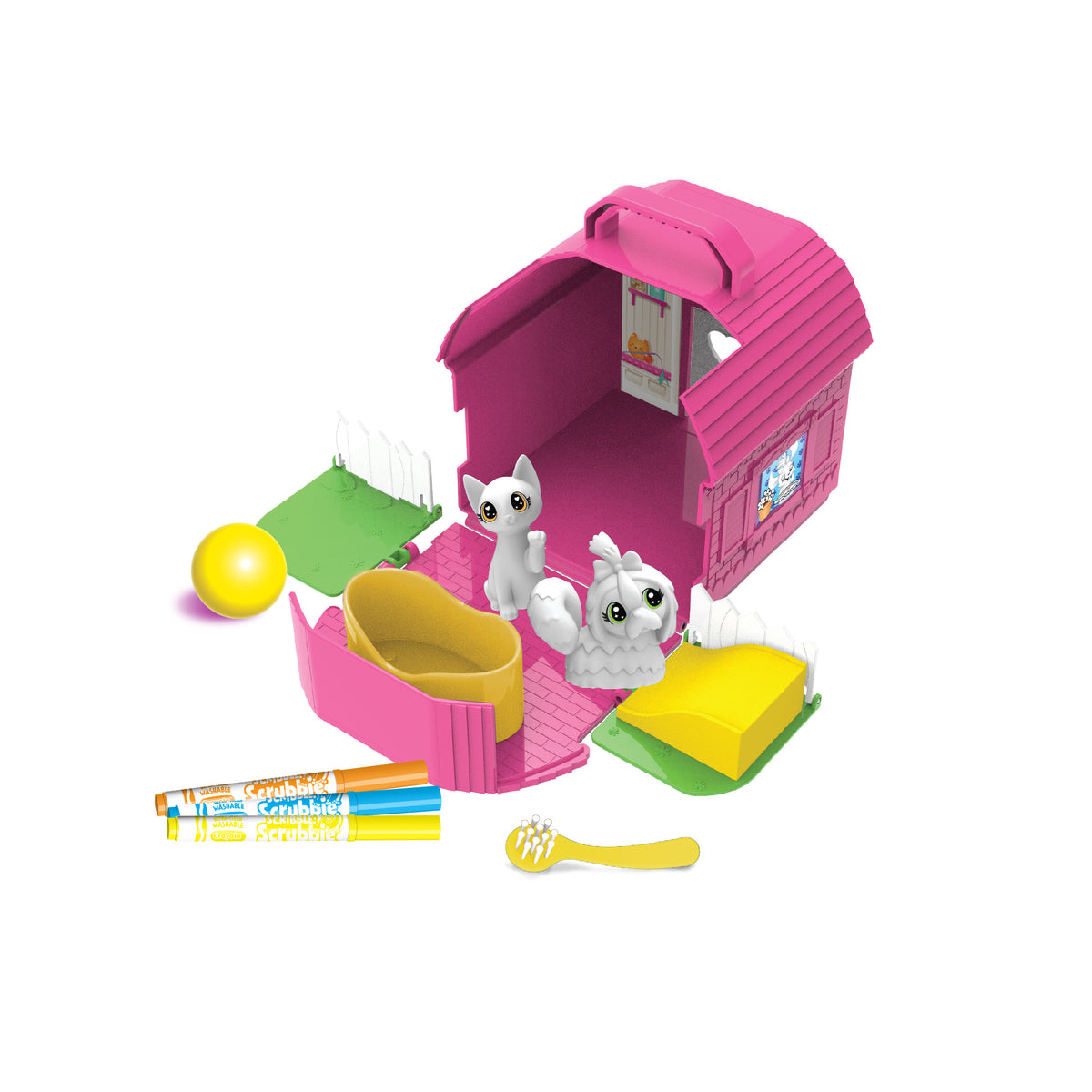 Crayola Scribble Scrubbies Pets Backyard Bungalow