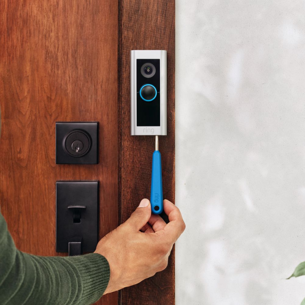 Ring Video Doorbell Wired Use Two-Way Talk Motion Detection HD