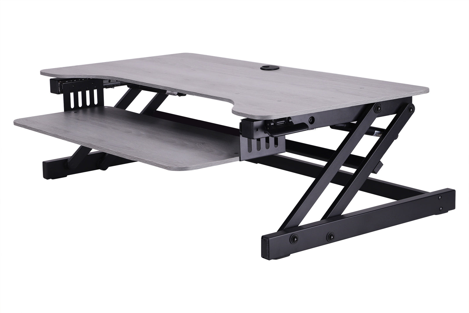 Rocelco 37.5" Adjustable Desk Riser Grey