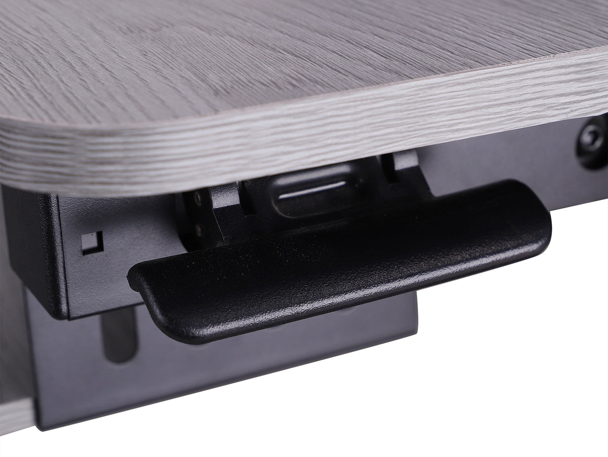 Rocelco 37.5" Adjustable Desk Riser Grey