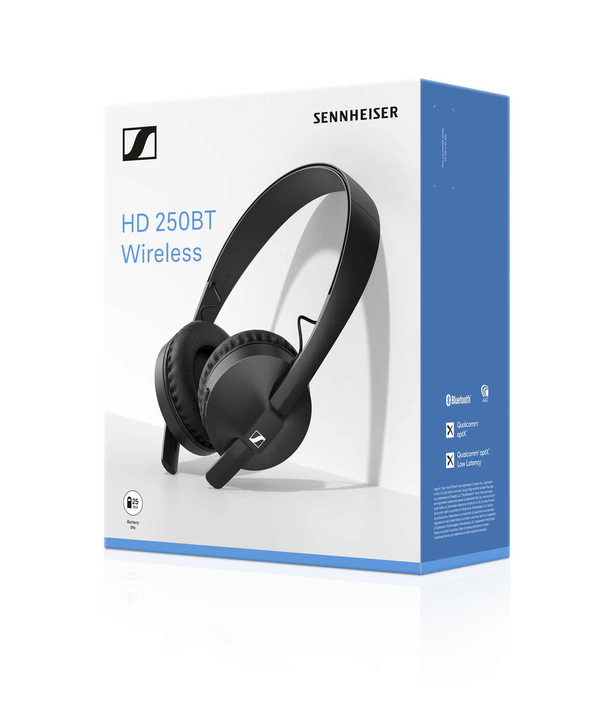 Sennheiser HD 250BT Wireless Headphones Black