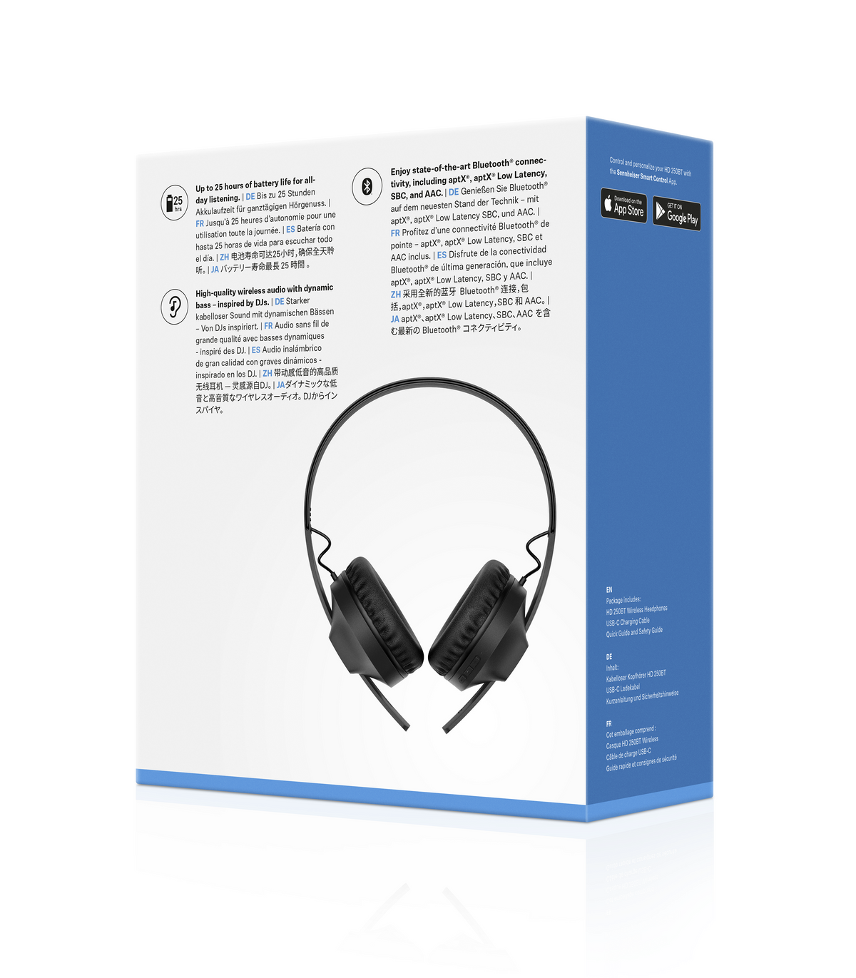 Sennheiser HD 250BT Wireless Headphones Black