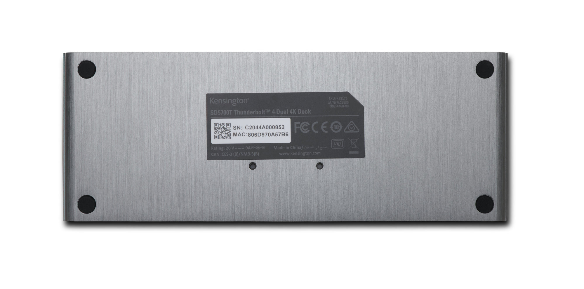 Kensington SD5700T Thunderbolt 4 Dual 4K Docking Station