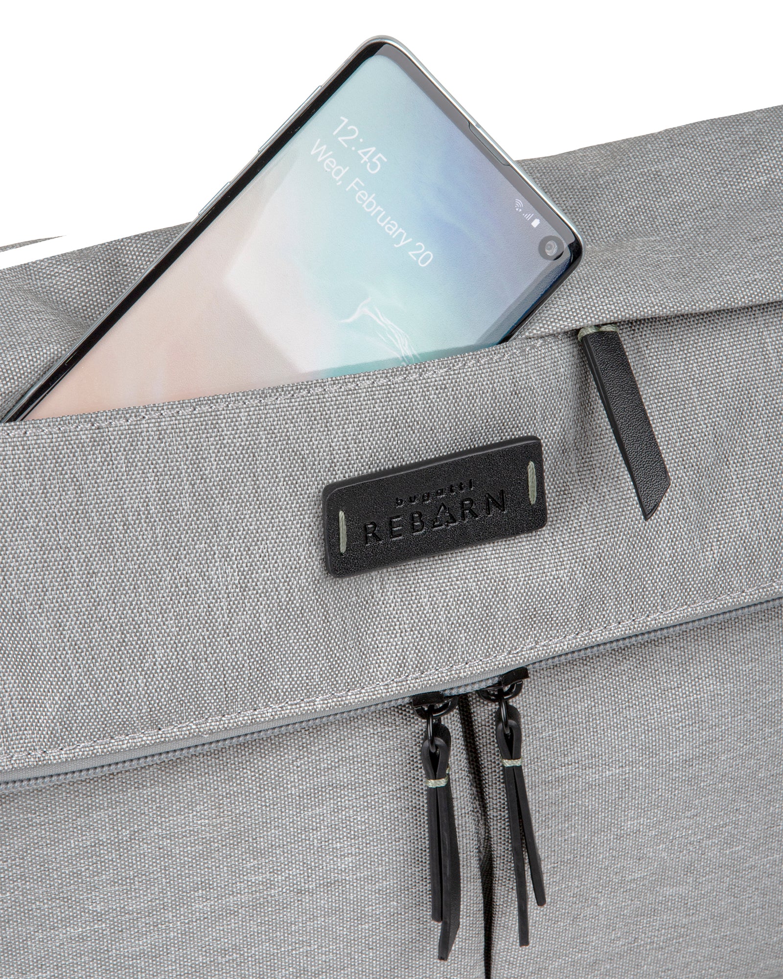 Bugatti Reborn CBY2234BU-GREY 12" Crossbody Bag Grey