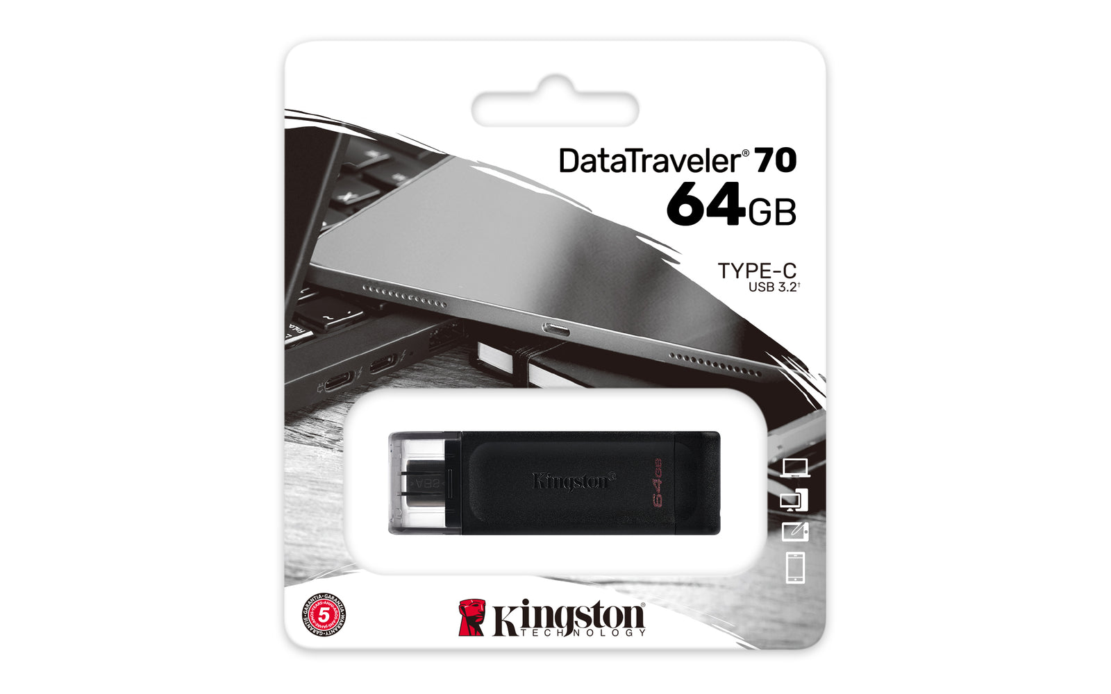 Kingston DataTraveler 70 64GB USB Flash Drive