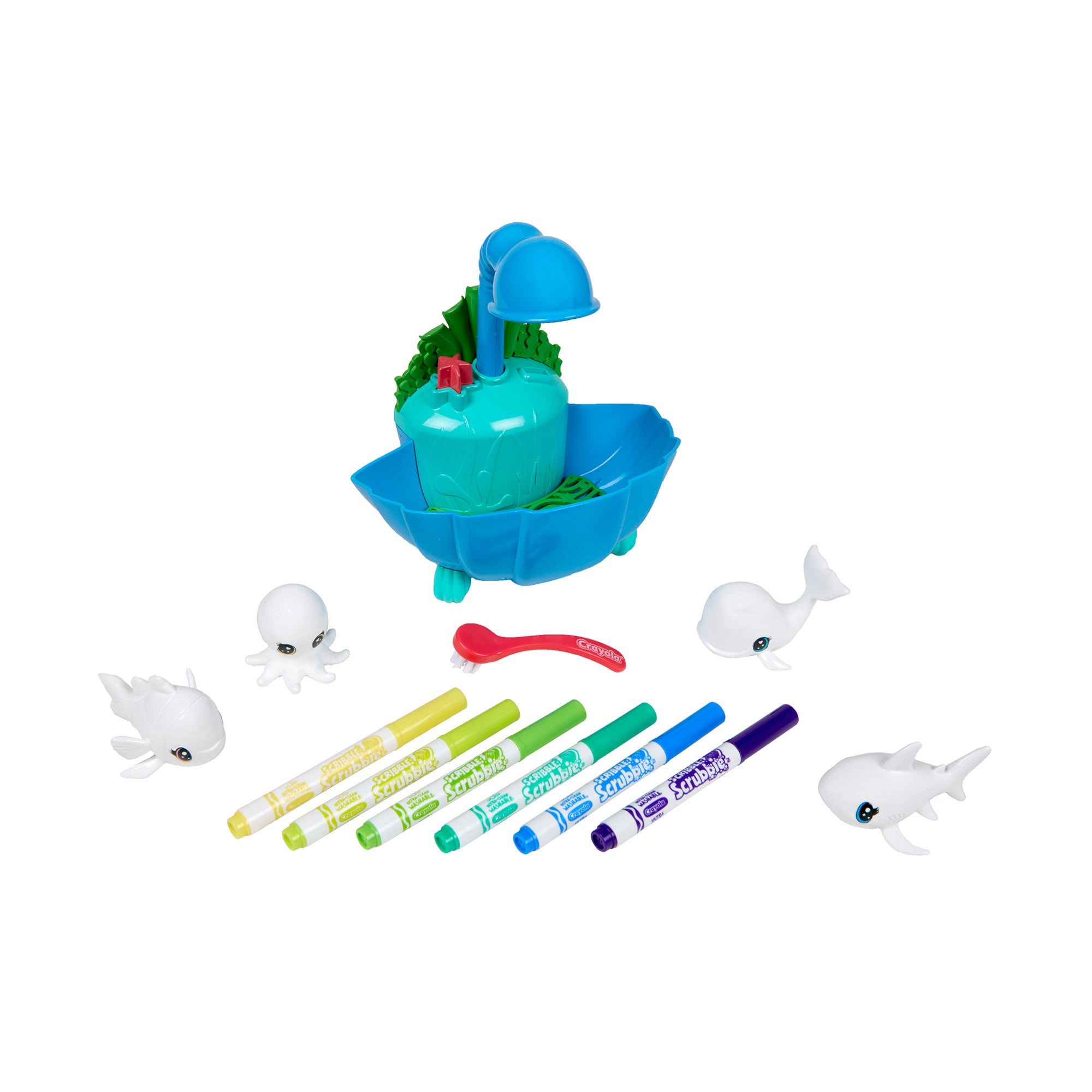 Crayola Scribble Scrubbie Ocean Pets: Lagoon Tub Set