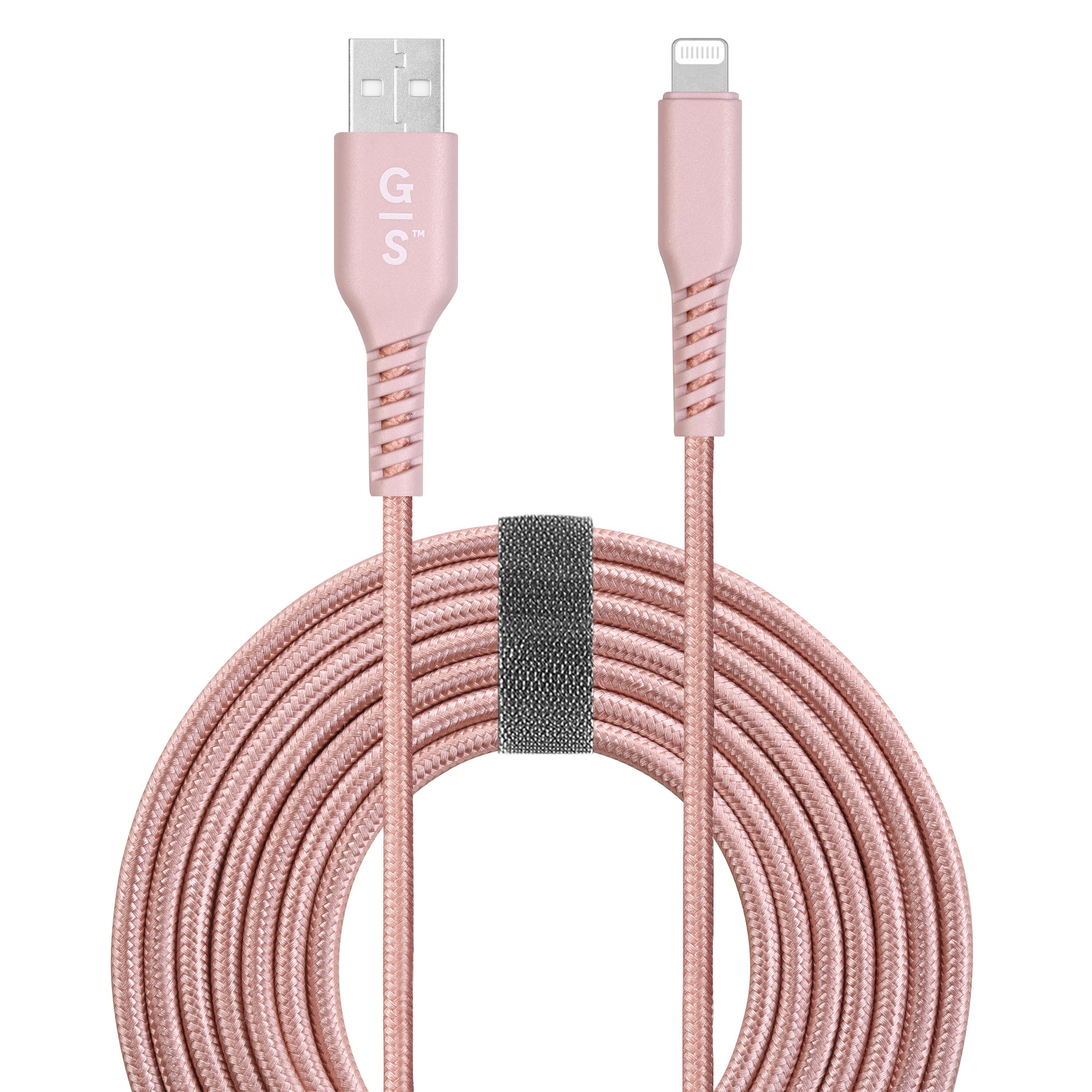 General Supply Goods Co MFI Lightning 10ft Cable Pink