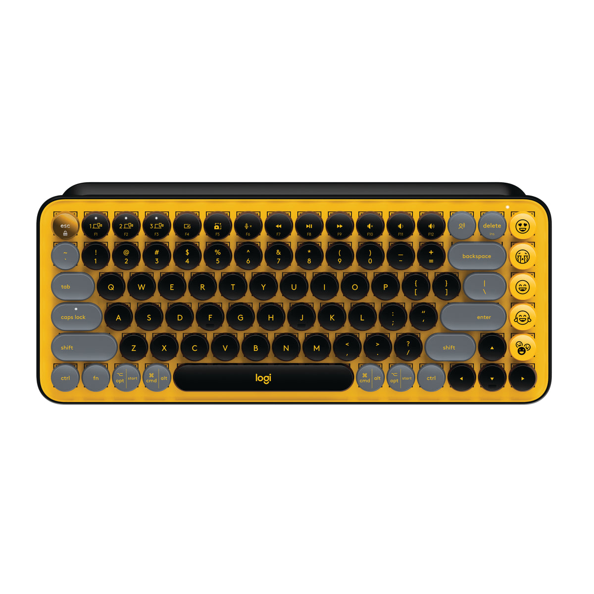 Logitech POP Keys Wireless Mechanical Keyboard 920-010707 Blast Yellow