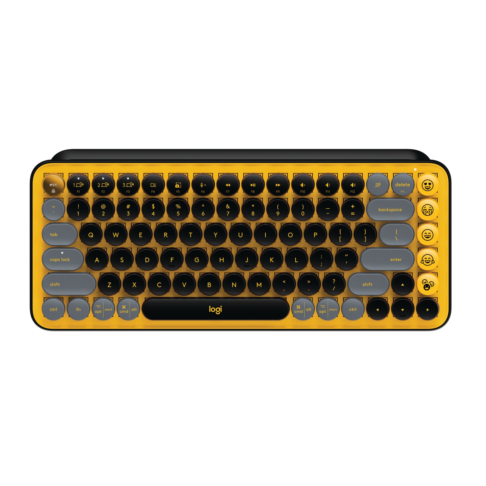 Logitech POP Keys Wireless Mechanical Keyboard 920-010707 Blast Yellow