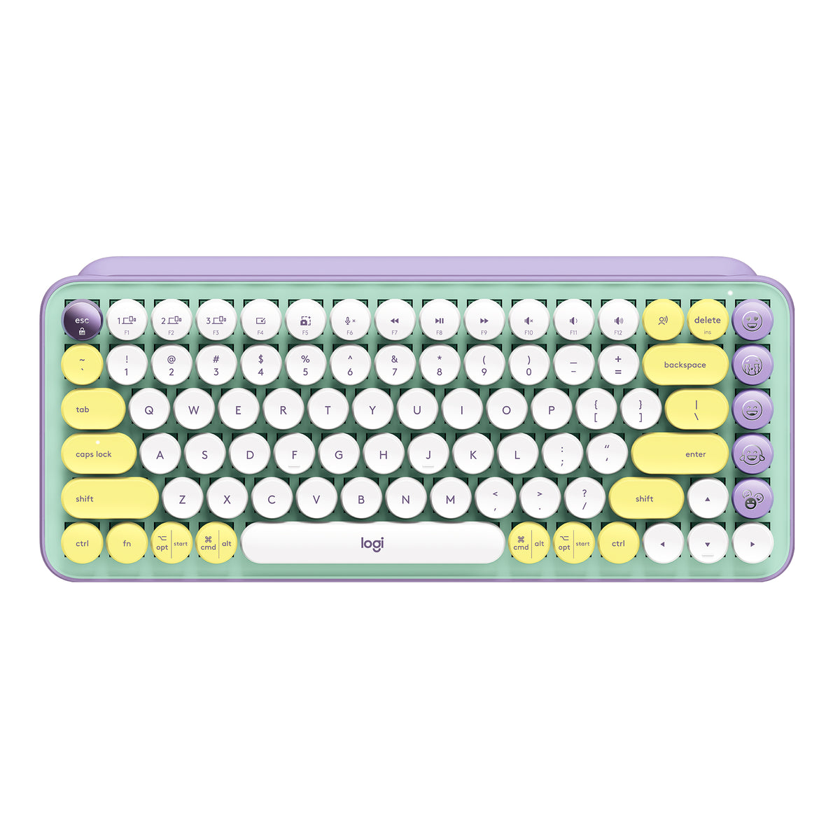 Logitech POP Keys Wireless Mechanical Keyboard 920-010708 Daydream Mint