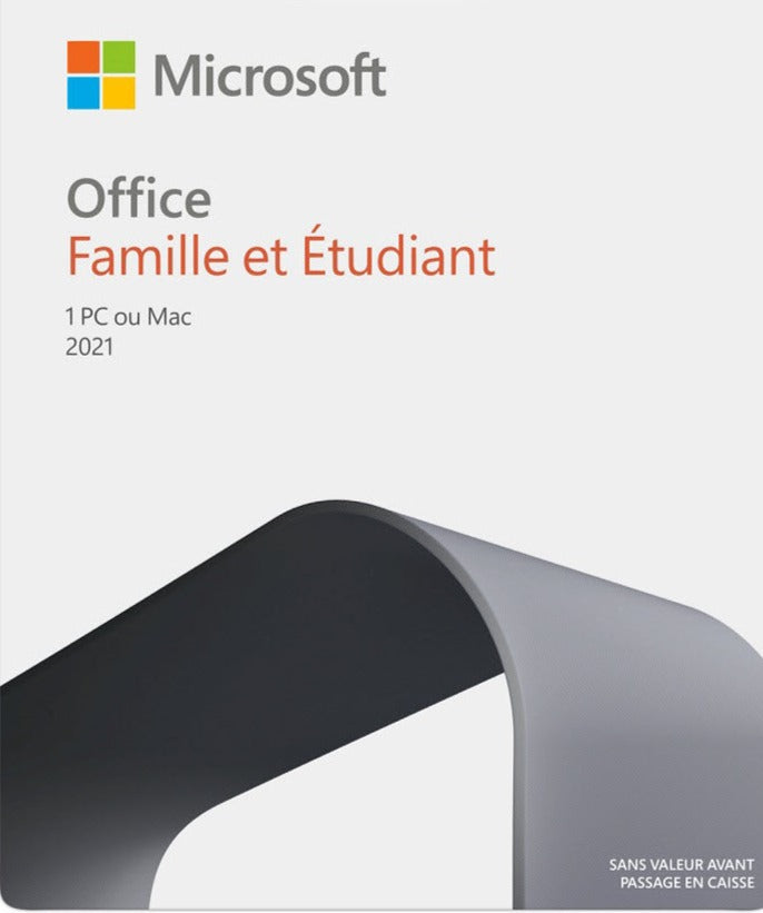 Microsoft Office Home and Student 2021 79G-05404 1 User French