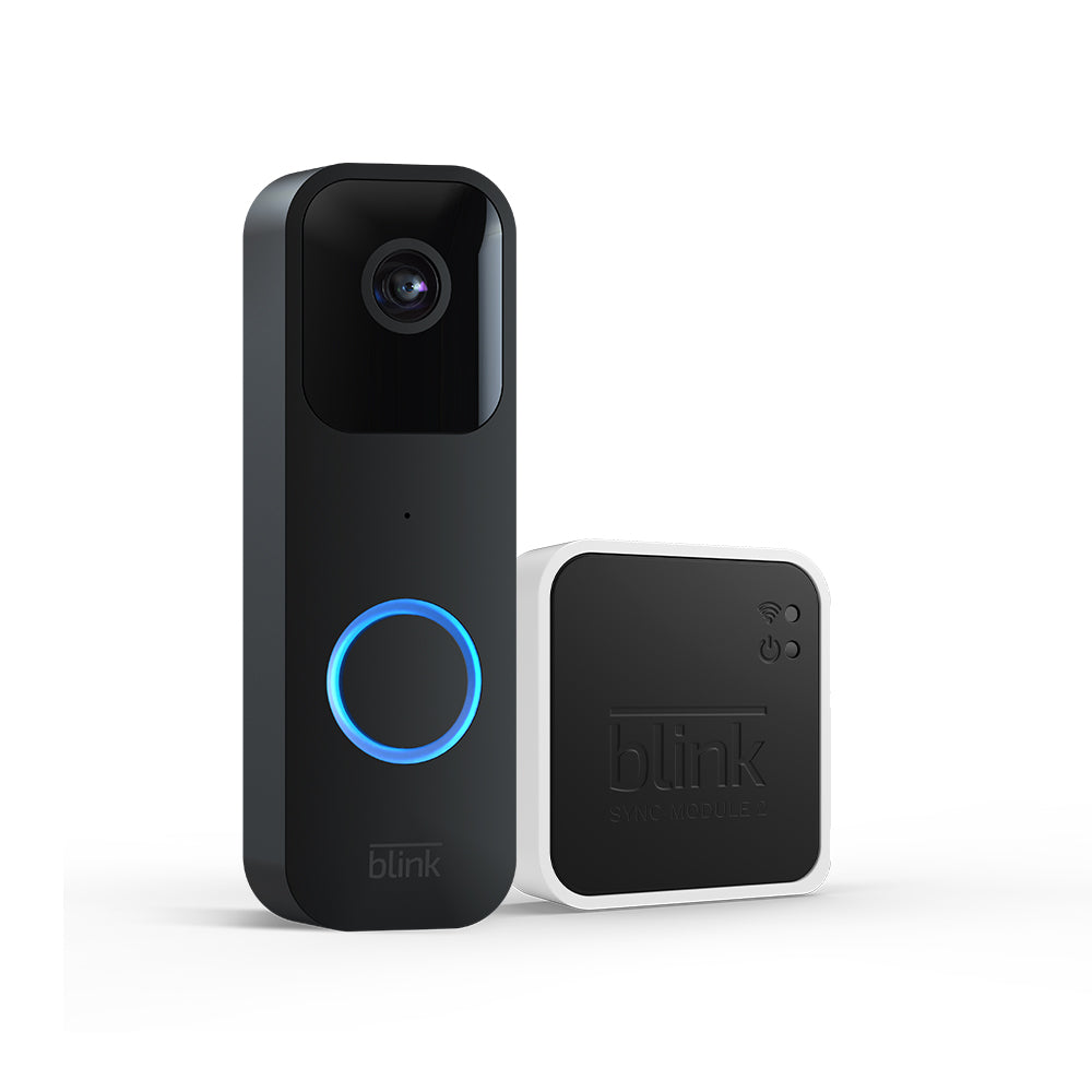 Amazon Blink Video Doorbell + Sync Module 2 Black