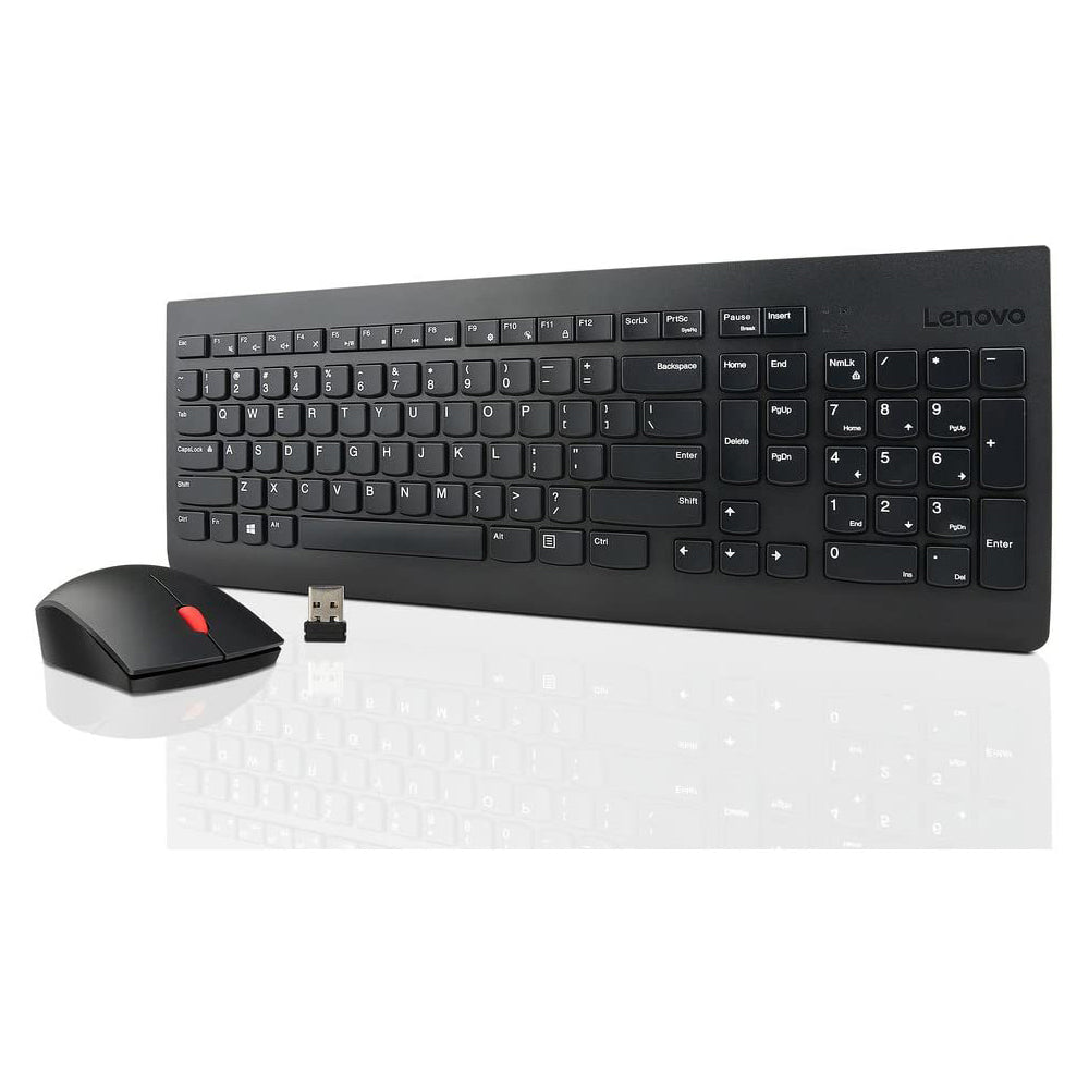 Lenovo Essential Wireless Combo Keyboard &amp; Mouse Black