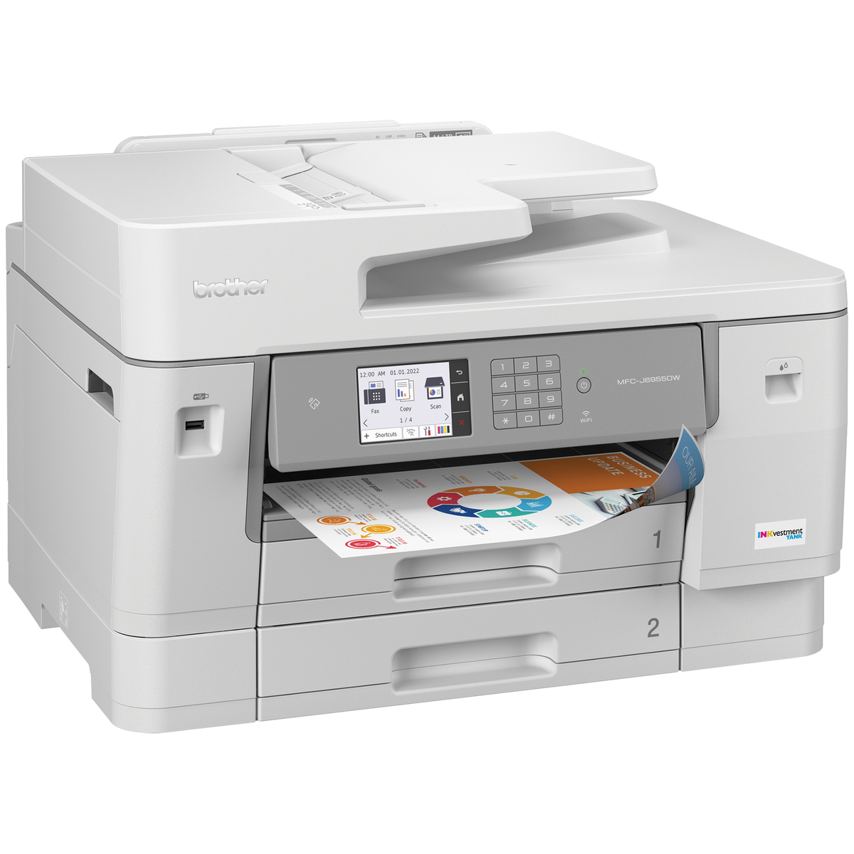 Brother MFCJ6955DW Tank All-In-One Inkjet Printer