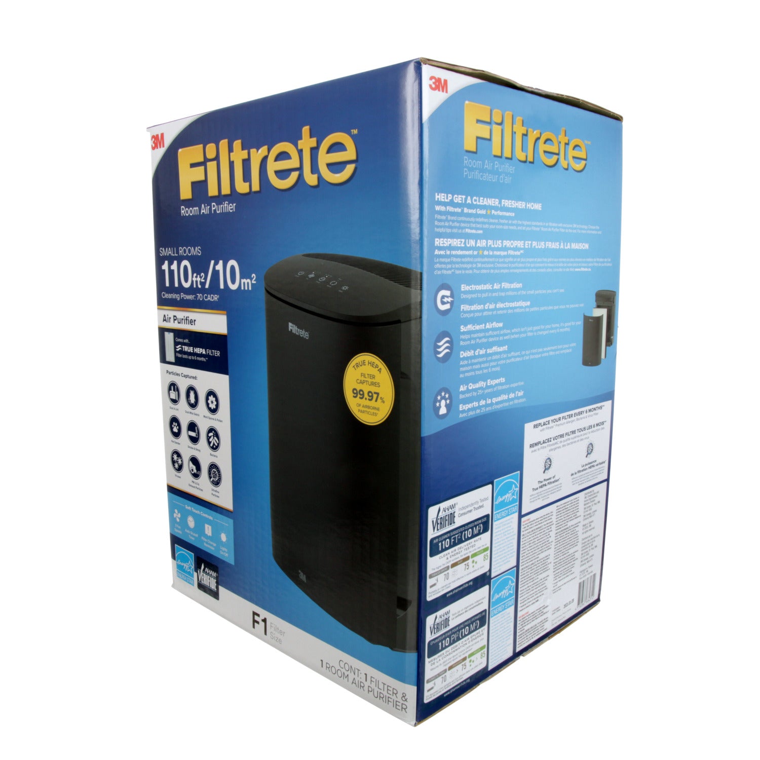 Filtrete Room Air Purifier with True HEPA Filter