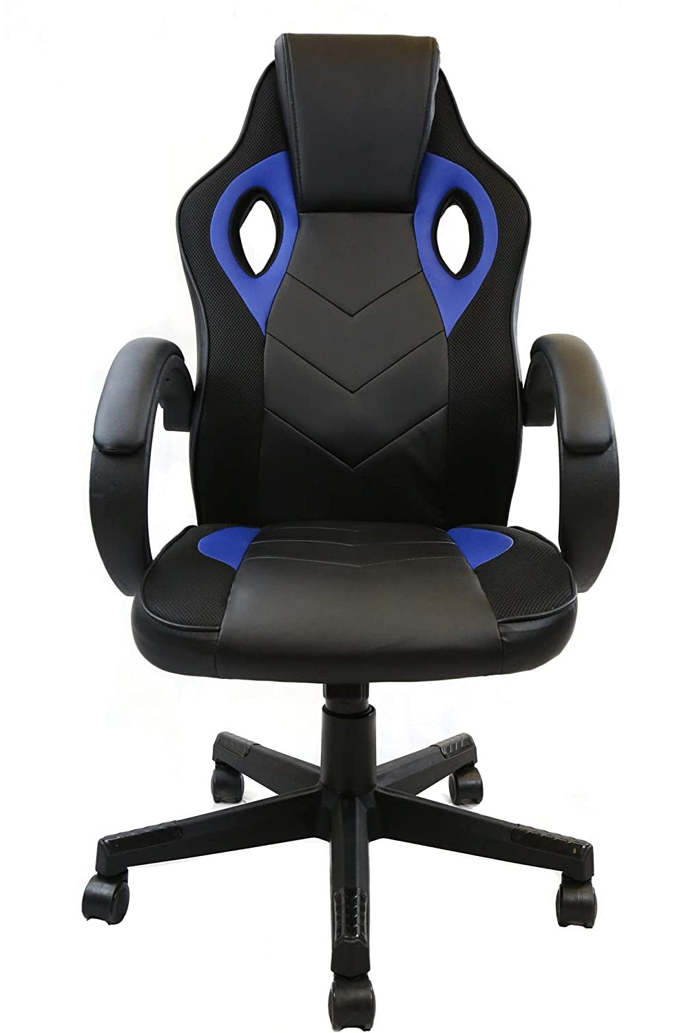 Nicer Furniture Ergonomic Adjustable Gaming Chair Blue