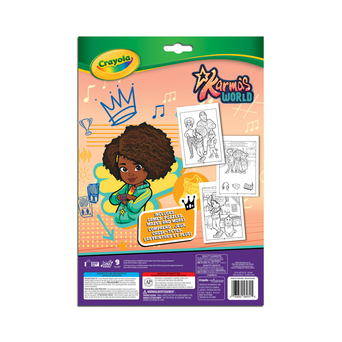 Crayola Colouring and Activity Pad Karma's World