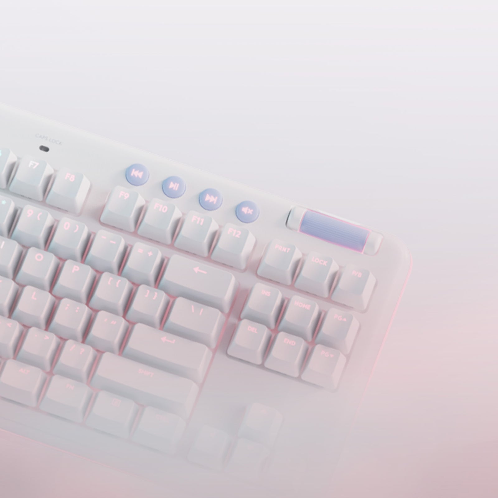 Logitech G715 LightSync RGB Wireless Gaming Keyboard Tactile Switch White