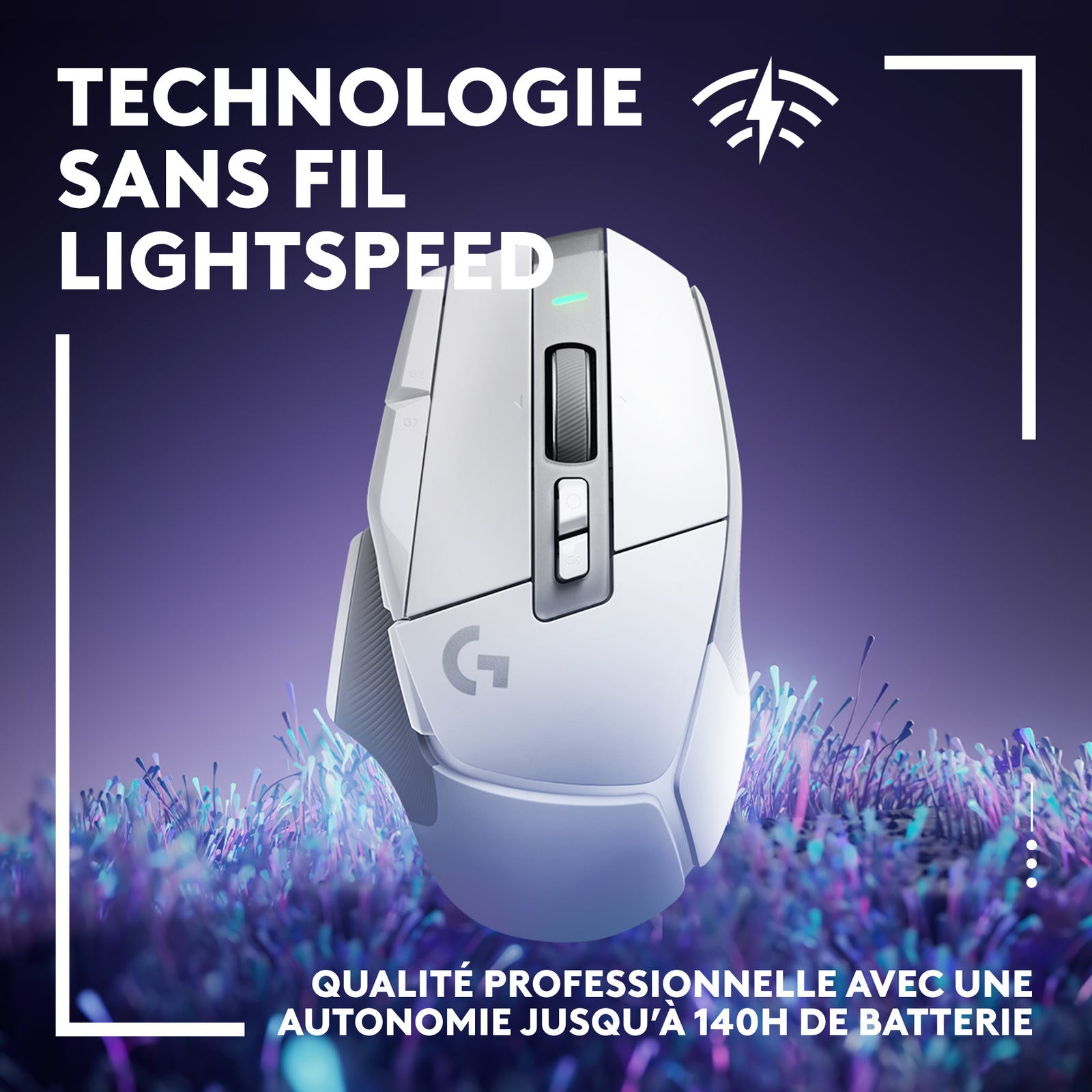 Logitech G502 X Lightspeed Wireless Gaming Mouse White