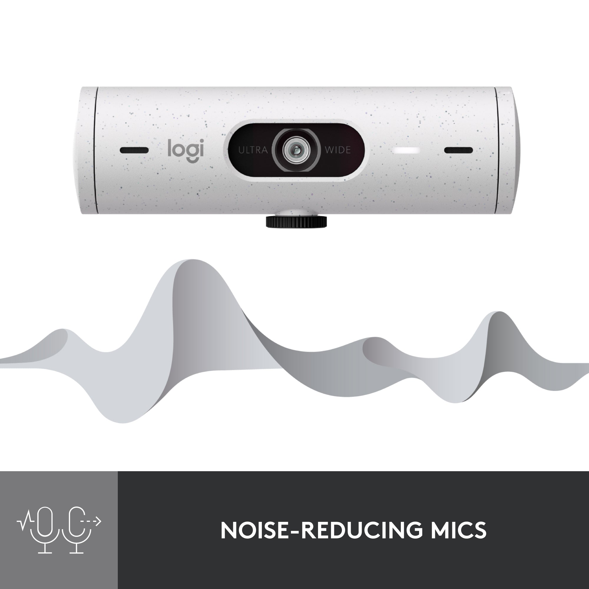 Logitech Brio 500 Full HD Webcam Off White