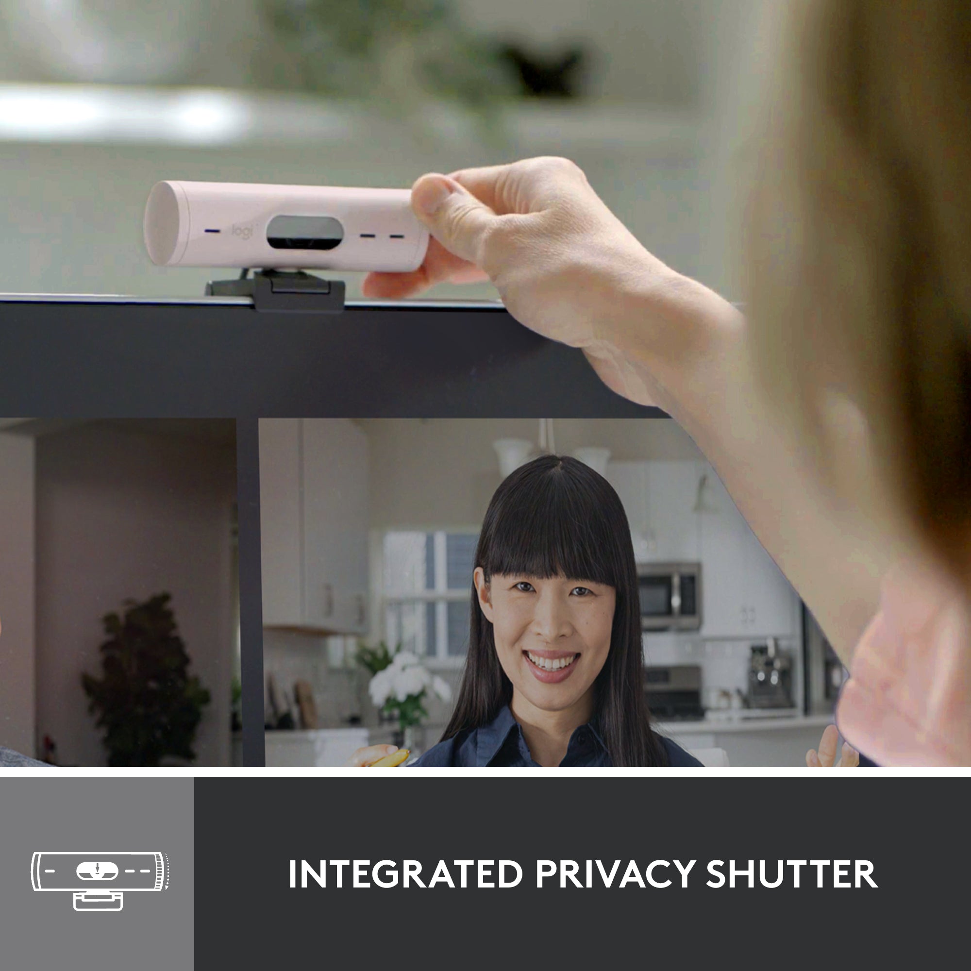 Logitech Brio 500 Full HD Webcam Rose