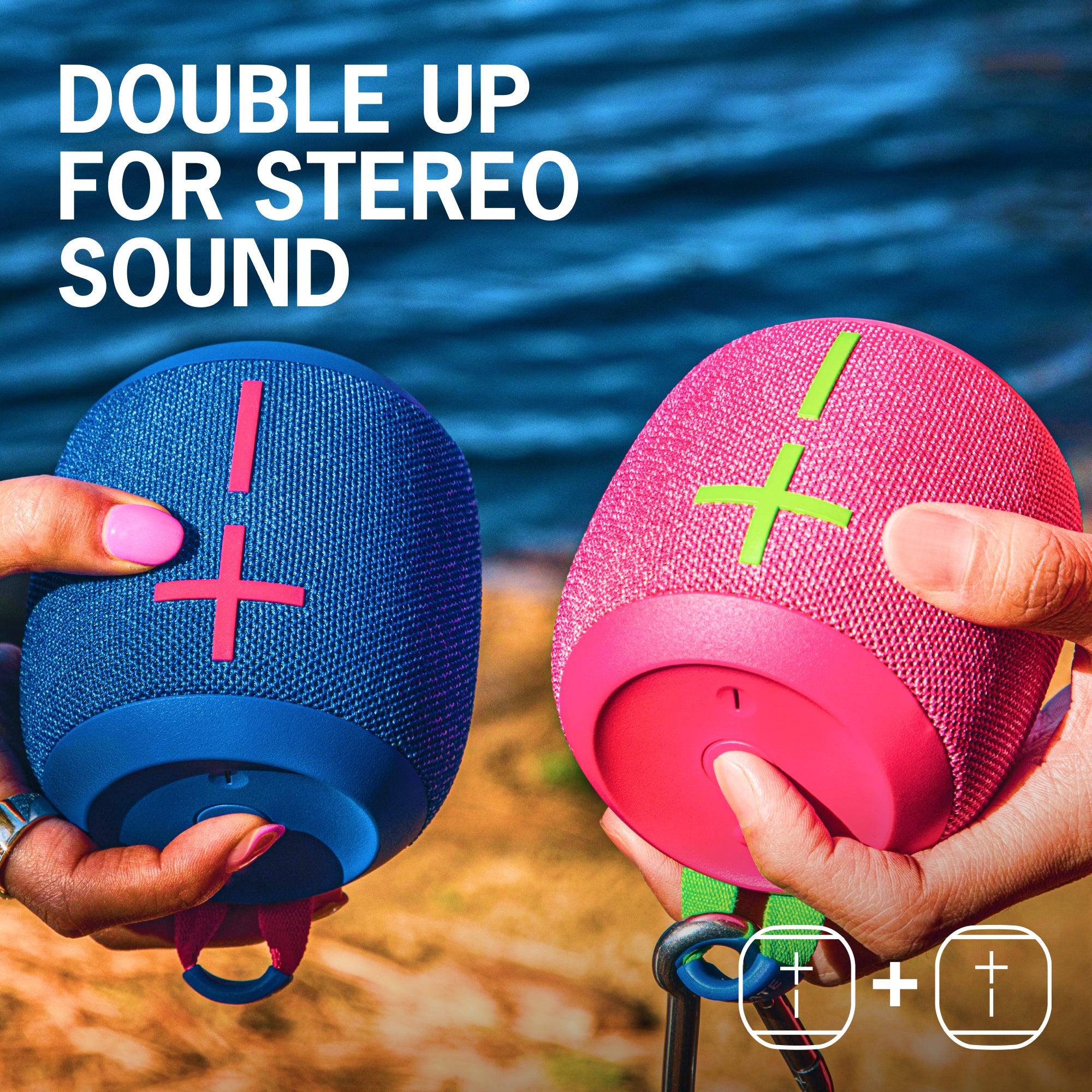 Ultimate Ears Wonderboom 3 Wireless Bluetooth Speaker Performance Blue