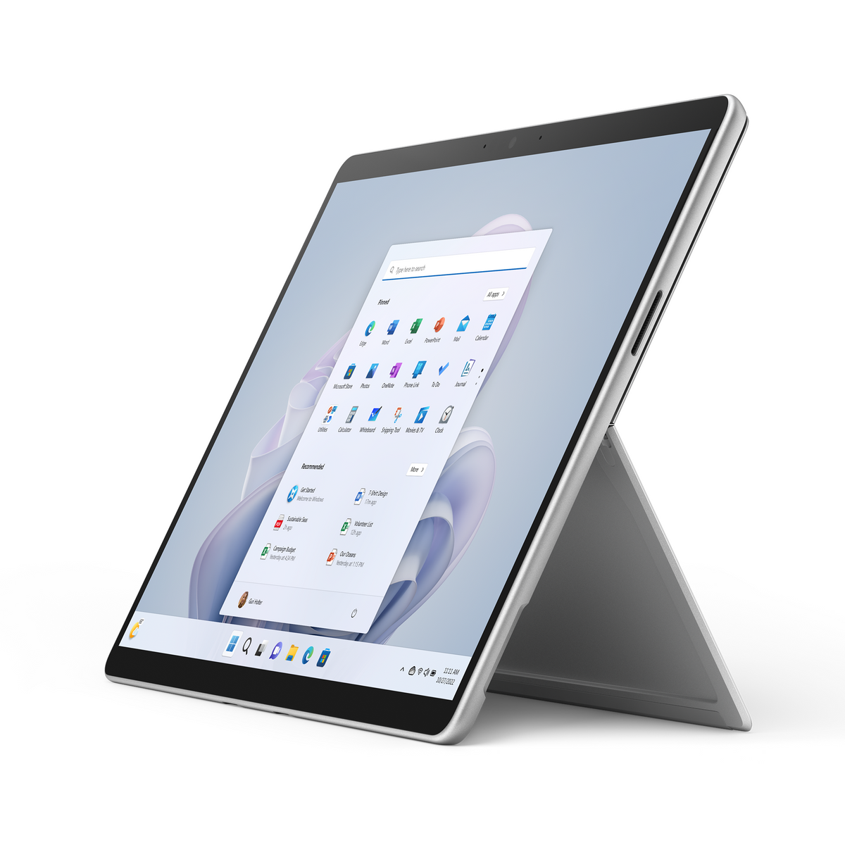 Microsoft Surface Pro 9 QLP-00001 13&quot; 256GB Tablet Platinum
