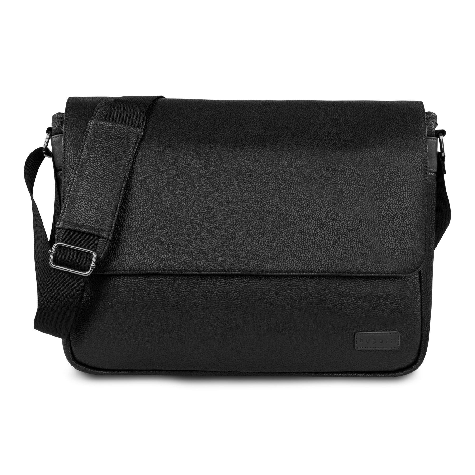 Bugatti Contrast Collection 15" Messenger Bag Black