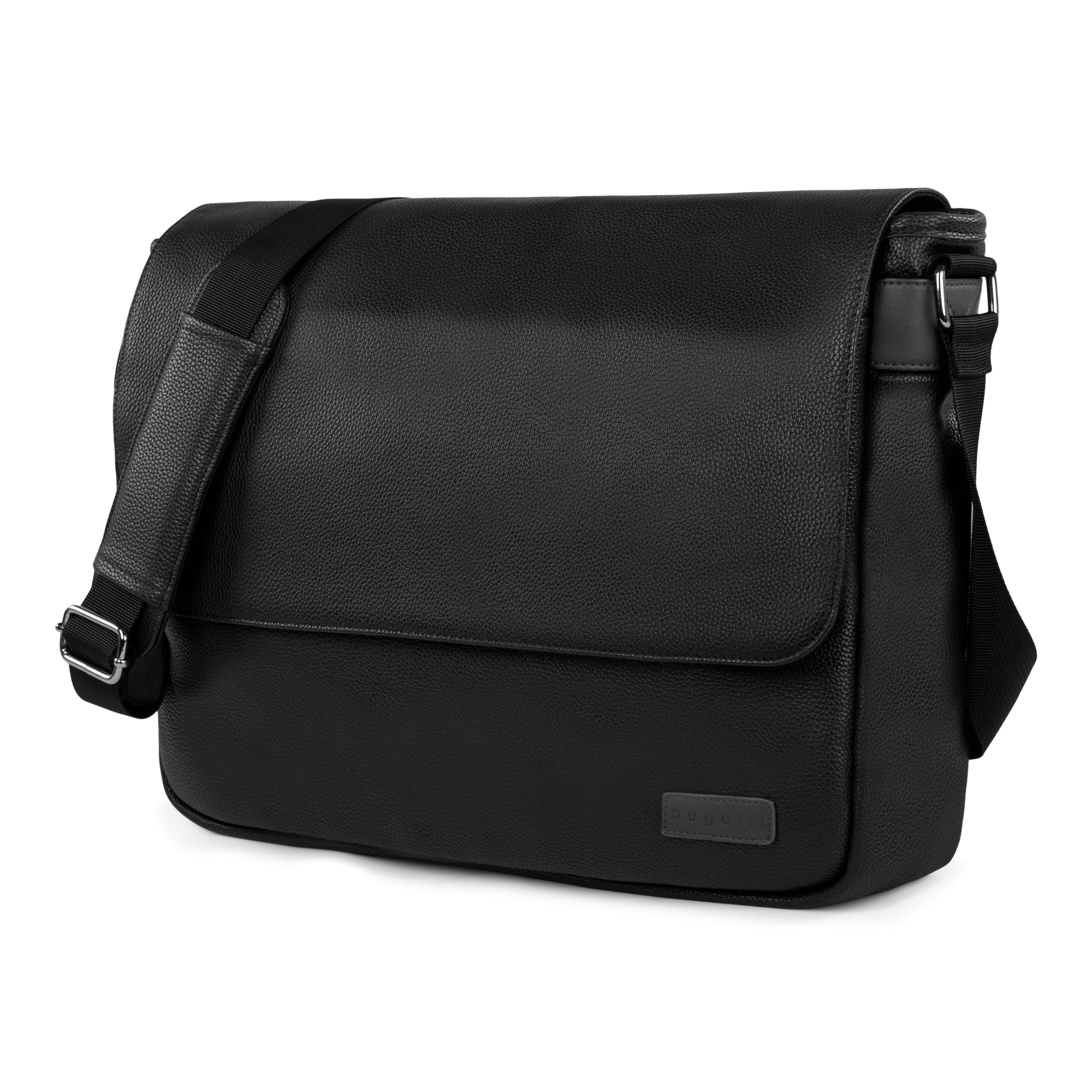 Bugatti Contrast Collection 15" Messenger Bag Black