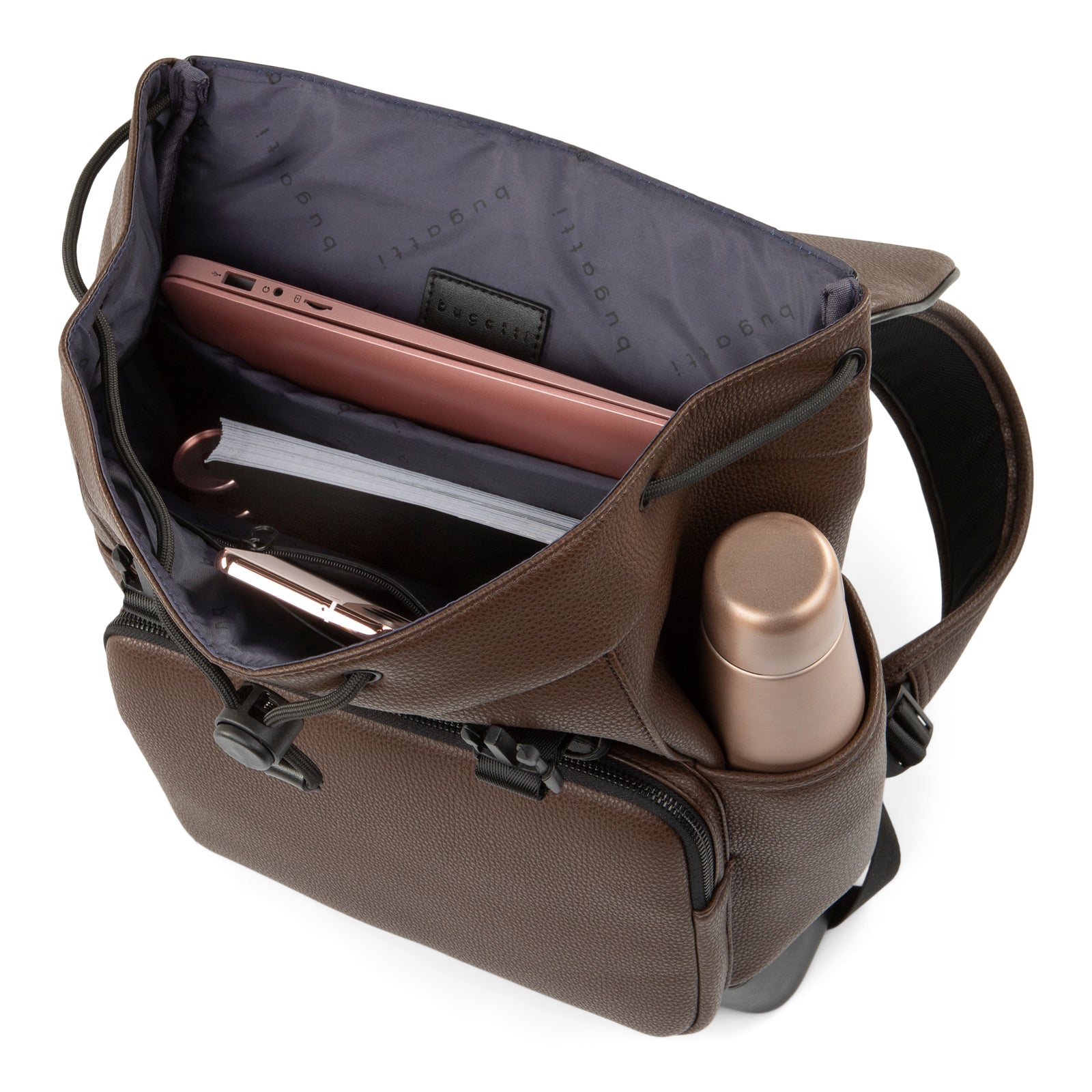 Bugatti Central Collection 15.6" Backpack Brown