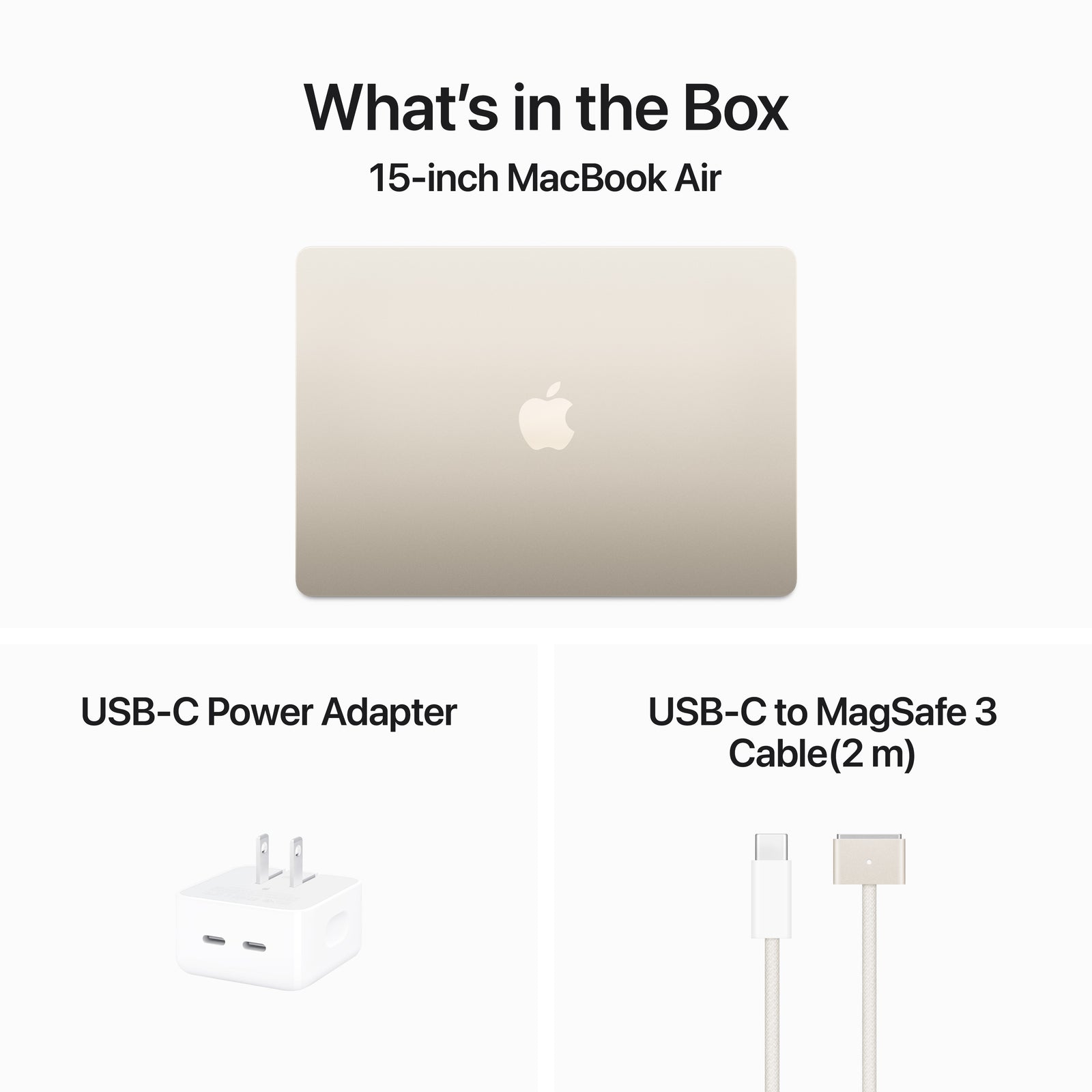 Apple MacBook Air MC9F4C/A 15.3" Starlight French/English