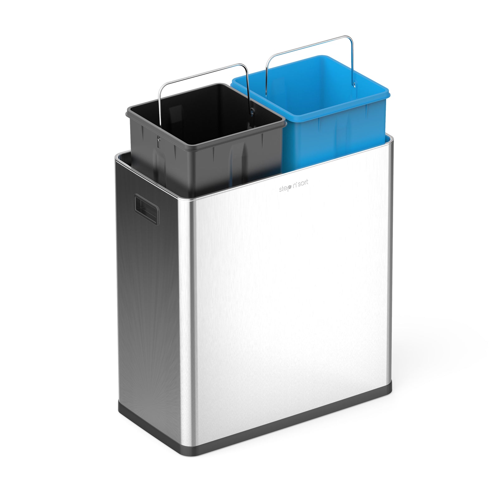 Step N' Sort Motion Sensor 2-Compartment Trash and Recycling Bin 60L