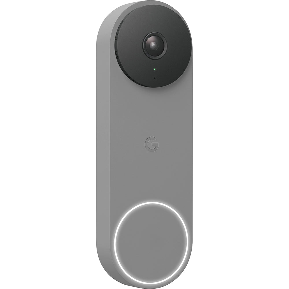 Google Nest GA03696-CA 2nd Gen Wired Smart Doorbell Charcoal