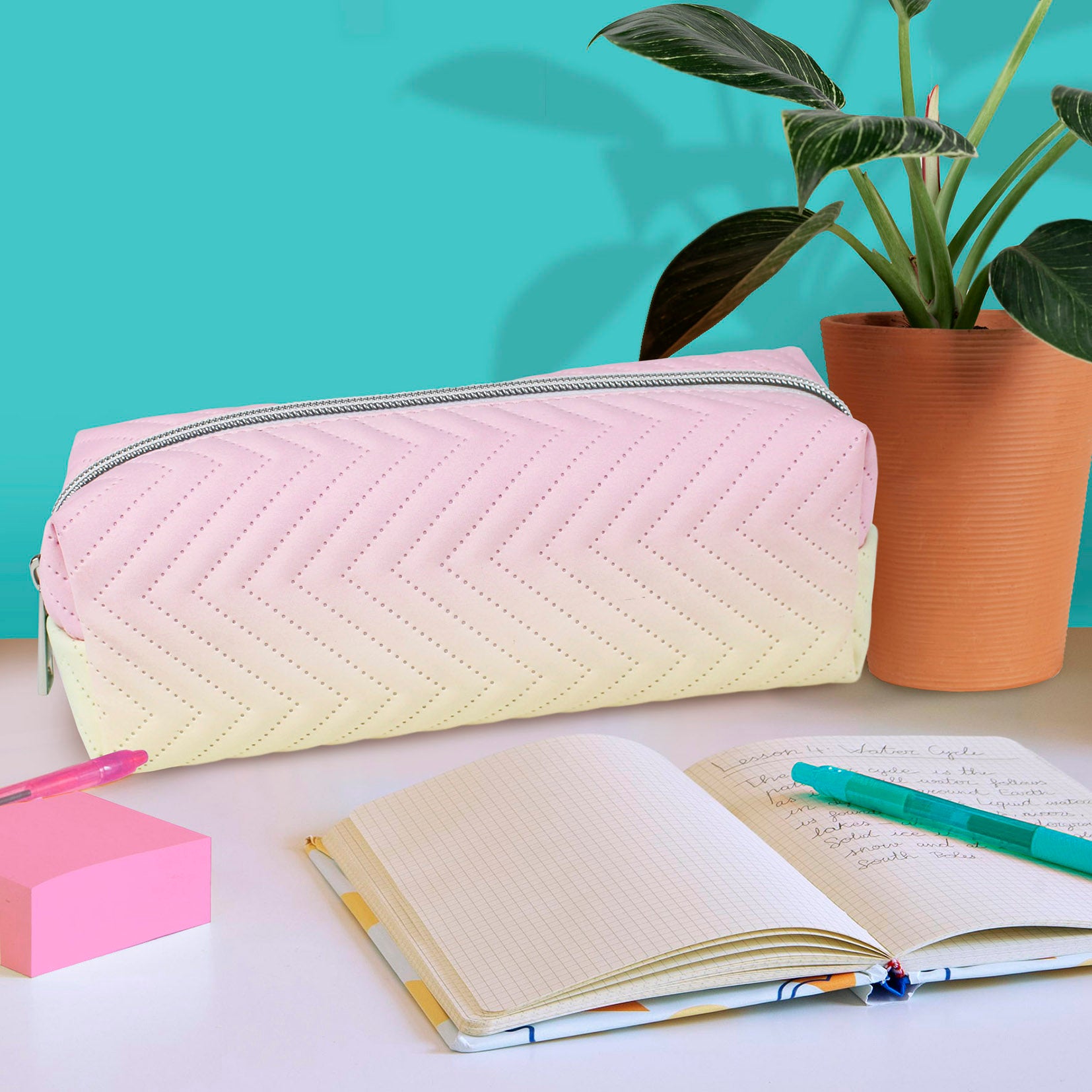 Fashion Stationery Ombre Pastel Pencil Case