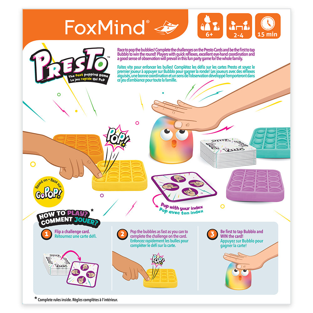 Go Pop! Presto Game