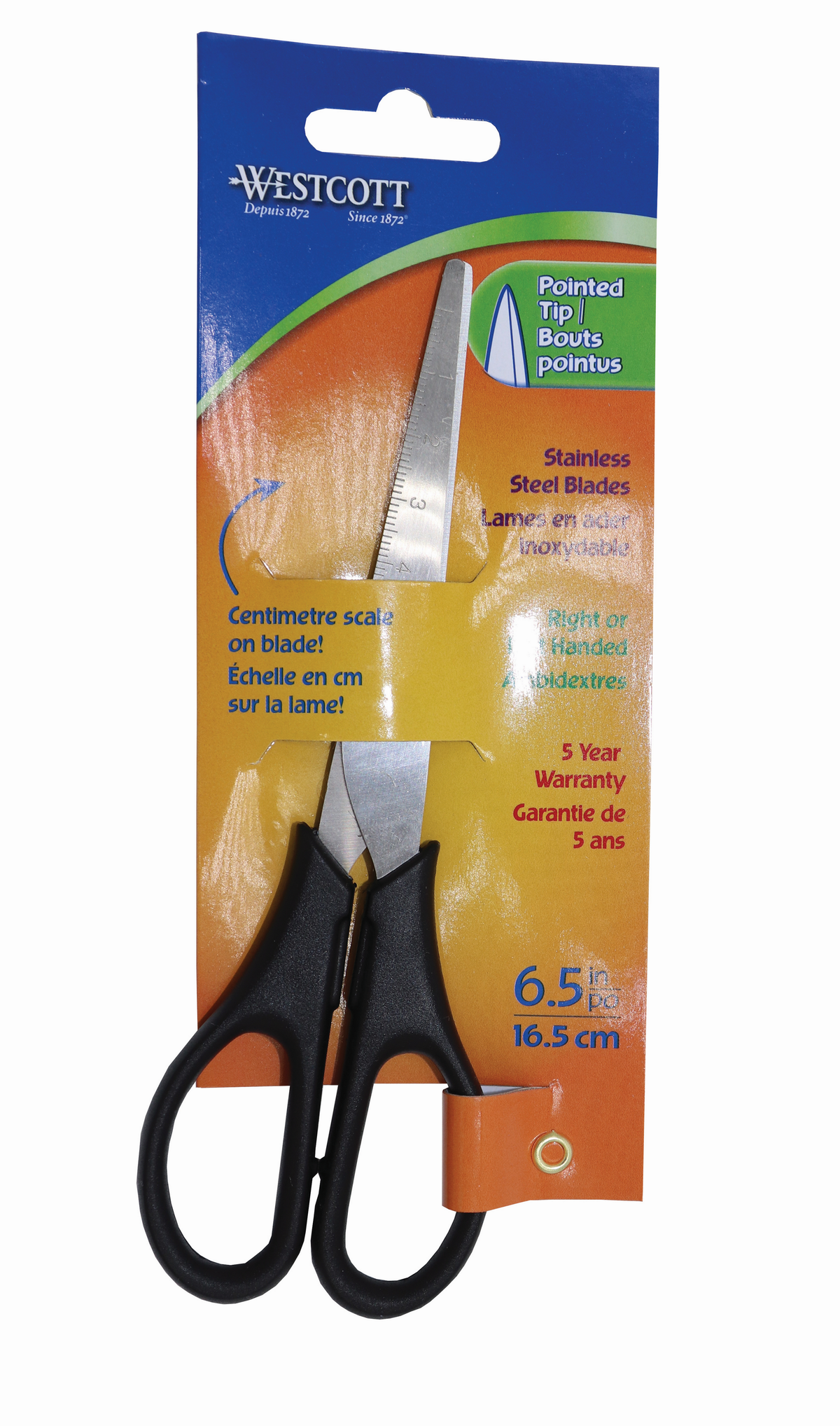 Westcott 6.5" Pointed Economy Kids Scissors Pack of 12