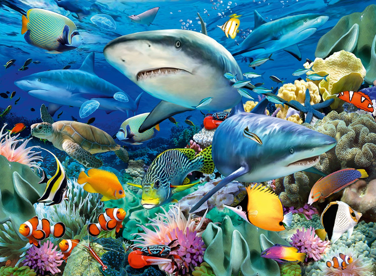 Ravensburger Shark Reef 100 Piece Puzzle