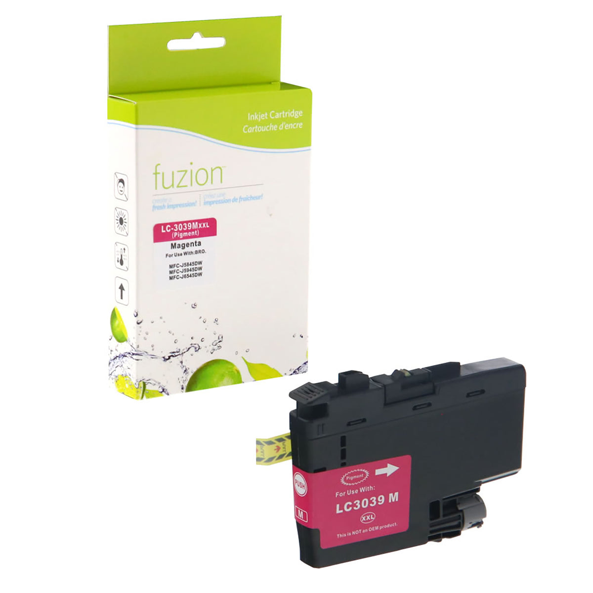 Fuzion Brother LC-3039M Inkjet Cartridge Standard Yield Magenta