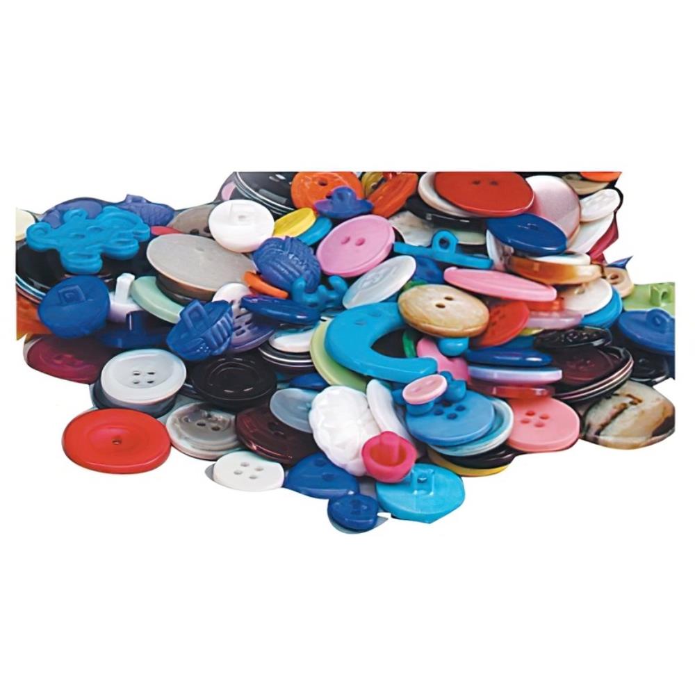 Hygloss Bucket O'Buttons Assorted Sizes and Shapes