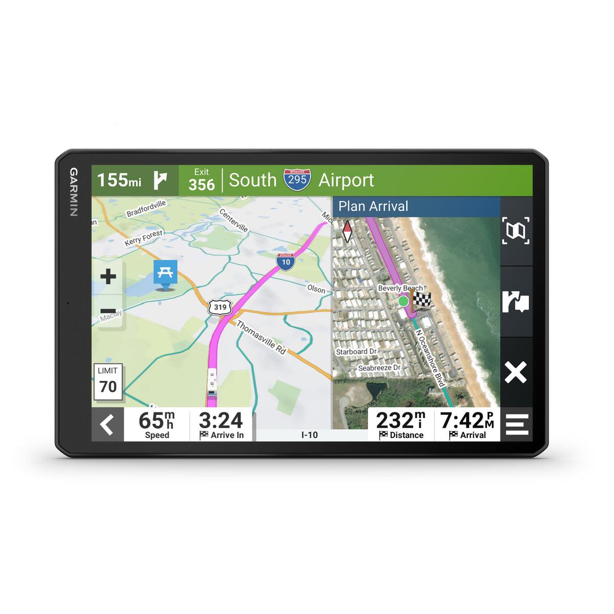 Garmin RV 1095 GPS RV Navigator Black