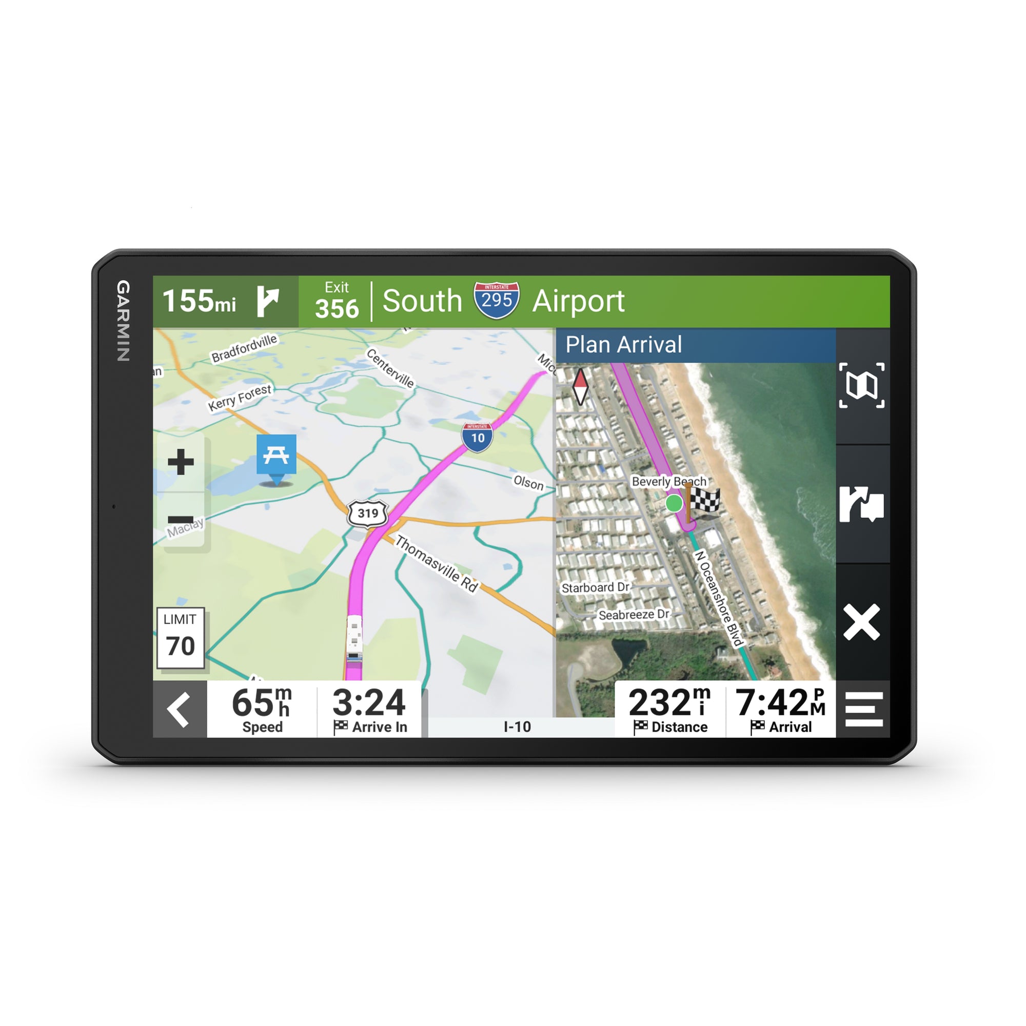 Garmin RV 1095 GPS RV Navigator Black